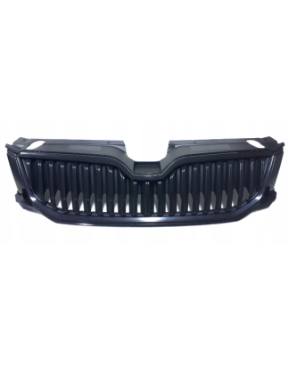 GRIGLIA PARAURTI ANTERIORE NERA CON CORNICE NERA SKODA OCTAVIA 6 5E3NL3NR35E55E6 20132017