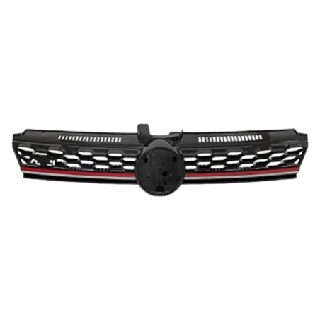 GRIGLIA RADIATORE NERA CON MODANATURA ROSSA VOLKSWAGEN GOLF VII BQ 20162019