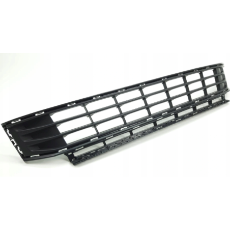 GRIGLIA PARAURTI ANTERIORE CENTRALE NERA CON FORI MODANATURA VOLKSWAGEN TOURAN 5T1 2015