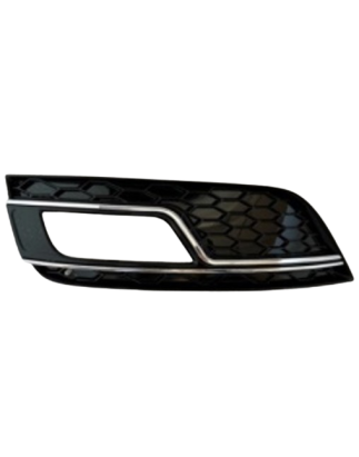 GRIGLIA PARAURTI ANTERIORE SINISTRA NERA LUCIDA CON FENDINEBBIA CON PROFILI CROMATI AUDI A4 8KH8K28K5 20112015