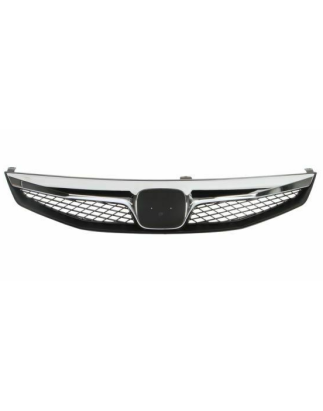 GRIGLIA PARAURTI ANTERIORE CROMATA-NERA HONDA CIVIC HB-LB FNFK 20062012 VERS2009, HONDA CIVIC SEDAN FDFA 20062011 VERS 2009