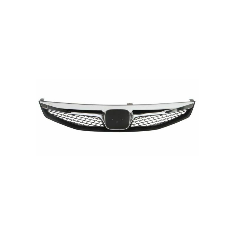 GRIGLIA PARAURTI ANTERIORE CROMATA-NERA HONDA CIVIC HB-LB FNFK 20062012 VERS2009, HONDA CIVIC SEDAN FDFA 20062011 VERS 2009