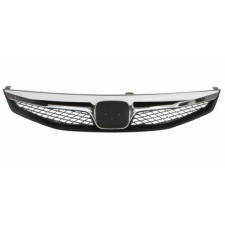 GRIGLIA PARAURTI ANTERIORE CROMATA-NERA HONDA CIVIC HB-LB FNFK 20062012 VERS2009, HONDA CIVIC SEDAN FDFA 20062011 VERS 2009