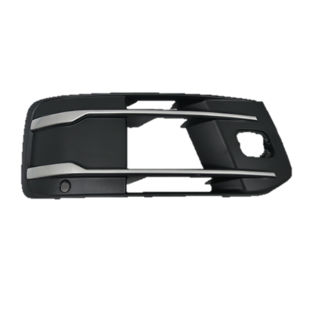 GRIGLIA PARAURTI ANTERIORE DESTRA NERA CON FENDINEBBIA CON PROFILI CROMATI AUDI Q7 4MB4MG4MQ 20152019