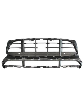 GRIGLIA PARAURTI ANTERIORE CENTRALE NERA CON FORI PARK DISTANCE CONTROL CON FORO TELECAMERA PORSCHE MACAN 95B 20142018 VERS 36 