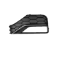 GRIGLIA PARAURTI ANTERIORE SINISTRA CON FENDINEBBIA CON MODANATURA CROMATA VOLKSWAGEN AMAROK PU S6S7 20162022