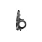 GRIGLIA PARAURTI ANTERIORE SINISTRA NERA LUCIDA CON CORNICE FENDINEBBIA TOYOTA YARIS III P13 20172020
