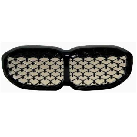 GRIGLIA PARAURTI ANTERIORE NERA LUCIDA BMW SERIES 1 F40 20192024