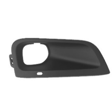 GRIGLIA PARAURTI ANTERIORE SINISTRA CON FENDINEBBIA CITROEN BERLINGO EREC 20192024      , PEUGEOT PARTNER K9 20192024      , PE