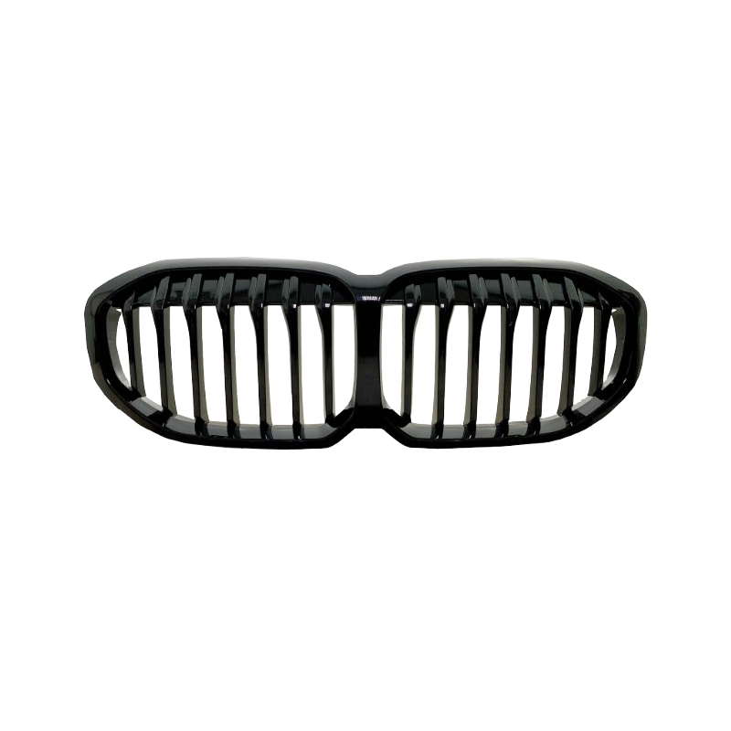 GRIGLIA PARAURTI ANTERIORE NERA LUCIDA LINEA SINGOLA BMW SERIES 1 F40 20192024