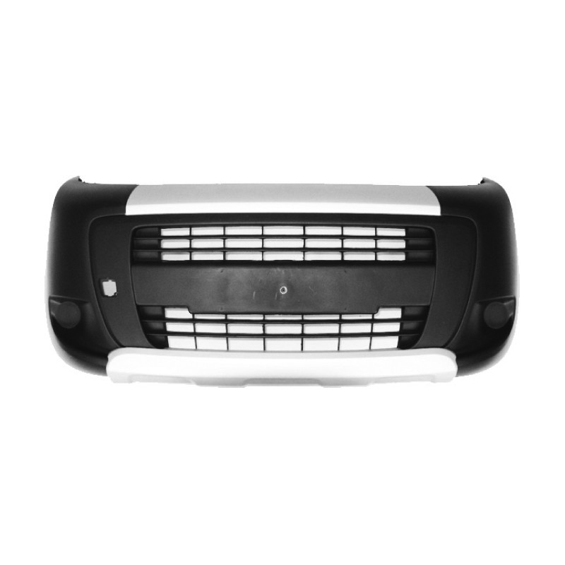 PARAURTI ANTERIORE CON FASCIA SUPERIORE SILVER CON FASCIA INFERIORE SILVER FIAT FIORINOQUBO 225 20082016