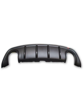PARAURTI POSTERIORE INFERIORE NERO MOD DOPPIO SCARICO CON SPOILER CON FASCIA ARGENTO ALFA ROMEO GIULIETTA 940 20102020 VERS2016