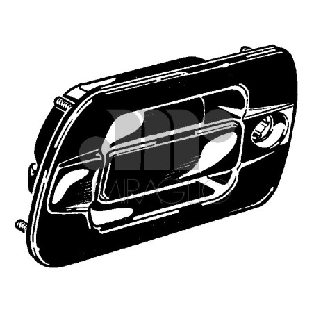 MANIGLIA ESTERNA SENZA BLOCCHETTO ANTERIORE DESTRO IVECO STRALIS 20032019