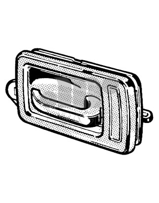 MANIGLIA INTERNA ANTERIORE DESTRO PEUGEOT 205 741A741C741B20D 19831992