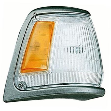FANALE ANTERIORE DESTRO CON PORTALAMPADA CORNICE GRIGIA TOYOTA HI-LUX 2WD LN 85 19941997, TOYOTA HI-LUX 4WD YN 110 19891997 VER