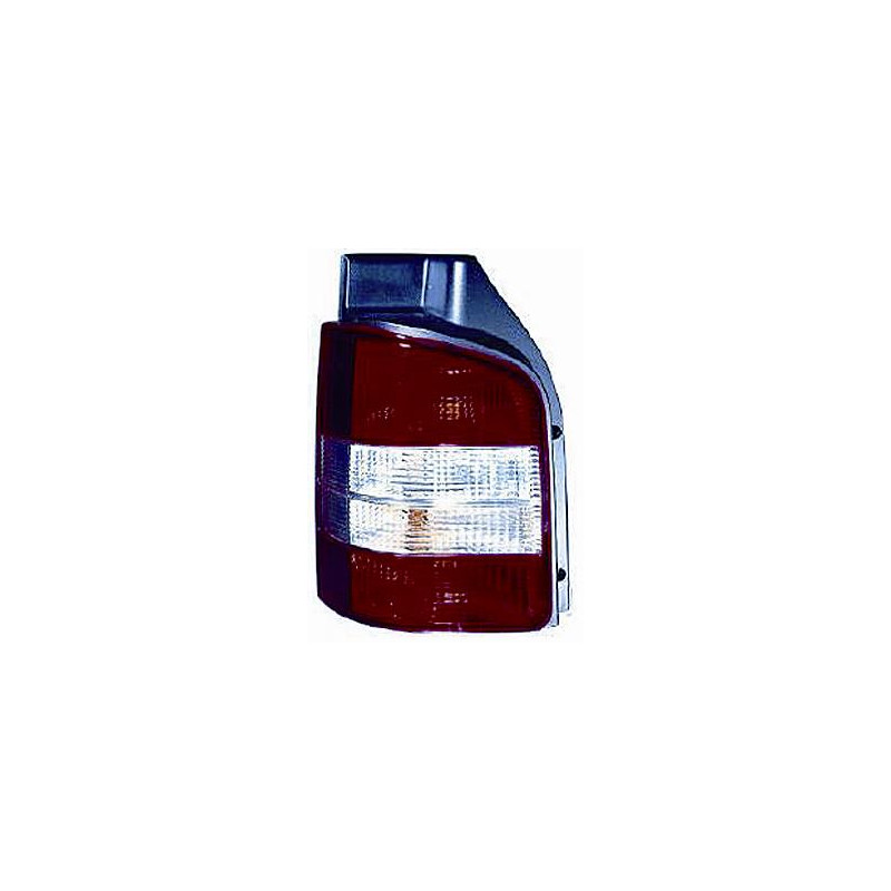 FANALE POSTERIORE DESTRO SENZA PORTALAMPADA 2 PORTE BIANCOROSSO VOLKSWAGEN TRANSPORTER T5 7HA7HH7EA7EH 20032010, VOLKSWAGEN TRA