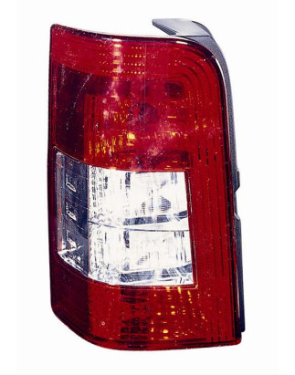 FANALE POSTERIORE SINISTRO SENZA PORTALAMPADA 2 PORTE BIANCOROSSO CITROEN BERLINGO MF 20022008 VERS 2005, PEUGEOT PARTNER 5G 20