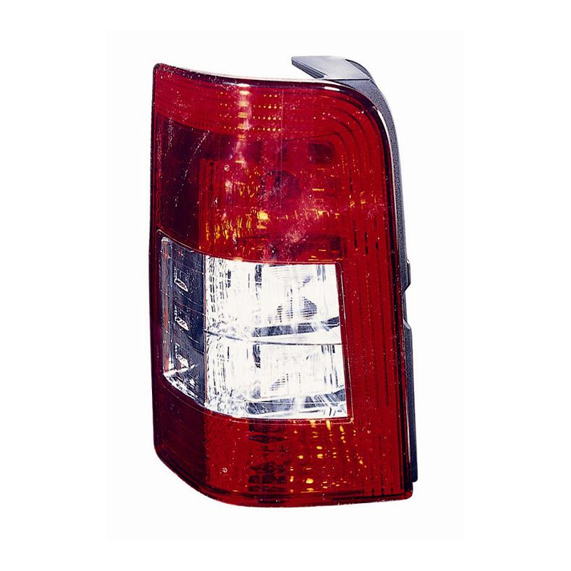 FANALE POSTERIORE SINISTRO SENZA PORTALAMPADA 2 PORTE BIANCOROSSO CITROEN BERLINGO MF 20022008 VERS 2005, PEUGEOT PARTNER 5G 20