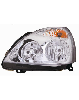 PROIETTORE SINISTRO H1,H7 CON PARABOLA CROMATA CON PREDISPOSIZIONE REGOLAZIONE ELETTRICA RENAULT CLIO IICAMPUSTHALIA BBCB 20012