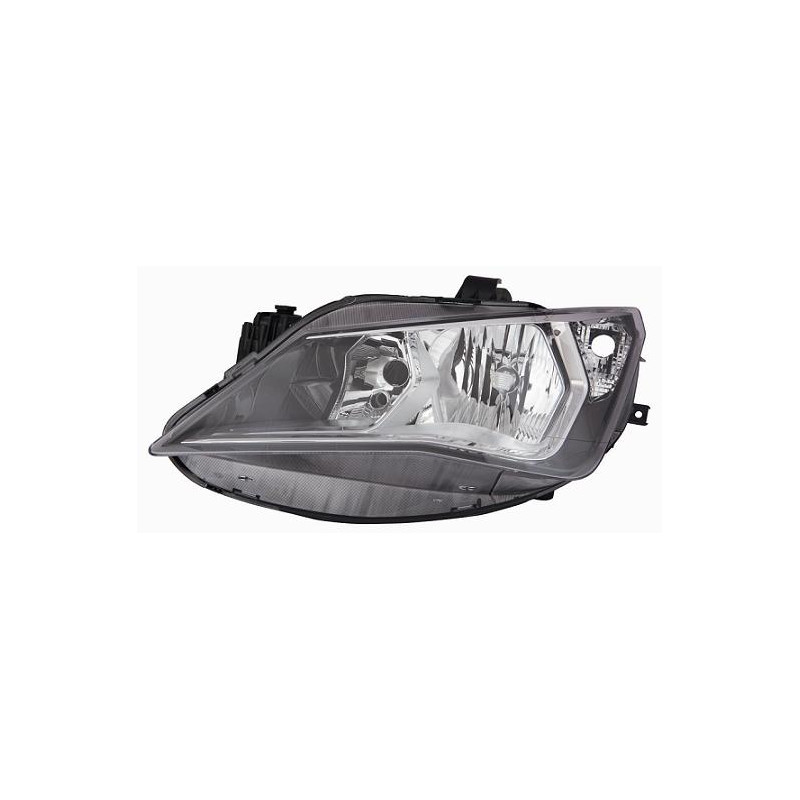 PROIETTORE SINISTRO H7,H7 CON PARABOLA DOPPIA CROMATA CON PREDISPOSIZIONE REGOLAZIONE ELETTRICA SEAT IBIZA 6J56P1 20122015, SEA