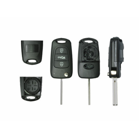 GUSCIO CHIAVE NERO 3 TASTI: SCRITTA RIO TASTO APERTURA TASTO CHIUSURA TASTO PORTELLONE LAMA TOY49 KIA PICANTO SA 20082011      