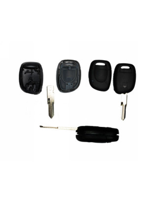 GUSCIO CHIAVE NERO 1 TASTI: SCRITTA VALEO SU LAMA TASTO APERTURA TASTO CHIUSURA LAMA VAC102 RENAULT CLIO II BBCB 19982001      