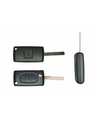 GUSCIO CHIAVE NERO 3 TASTI: TASTO APERTURA TASTO CHIUSURA TASTO PORTELLONE LAMA SIP22 PEUGEOT 207 WDWAWC 20062014      , PEUGEO