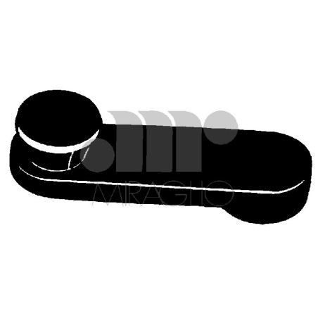 MANIGLIA ALZACRISTALLO ANTERIORE DESTROSINISTRO MARRONE IN PLASTICA FIAT UNO 146158 19831989      , FIAT UNO 146158 19891993