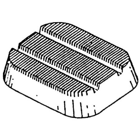 COPRIPEDALE FRENO E FRIZIONE FIAT 127128PANDA 750DUCATO AUTOBIANCHI Y10A112