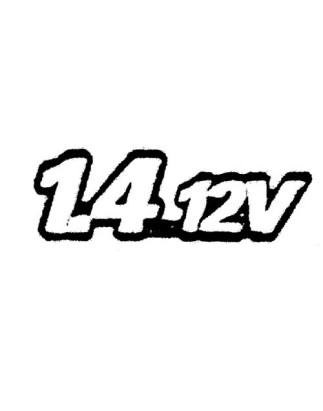 SCRITTA LATFIAT BRAVO 14 12V