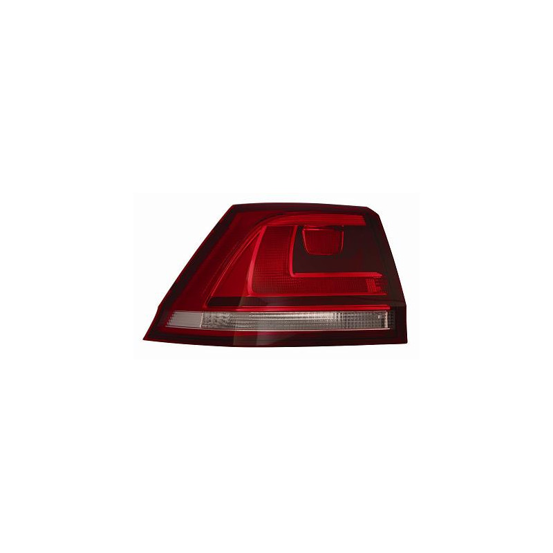 FANALE POSTERIORE SINISTRO SENZA PORTALAMPADA BIANCOROSSO ESTERNO FONDO SCURO VOLKSWAGEN GOLF VII 5G1 20132016 VERS SW, VOLKSWA
