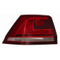 FANALE POSTERIORE SINISTRO SENZA PORTALAMPADA BIANCOROSSO ESTERNO FONDO SCURO VOLKSWAGEN GOLF VII 5G1 20132016 VERS SW, VOLKSWA
