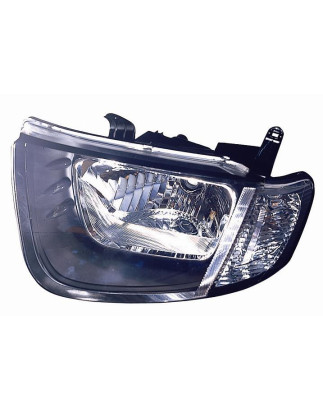 PROIETTORE SINISTRO H4 CON FANALE BIANCO CON PREDISPOSIZIONE REGOLAZIONE ELETTRICA MITSUBISHI PU L200 KATKBT 20062010 VERS 2009