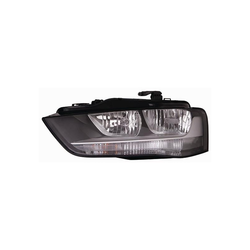 PROIETTORE DESTRO H7,H7 CON PARABOLA NERA CON MOTORE AUDI A4 8KH8K28K5 20112015