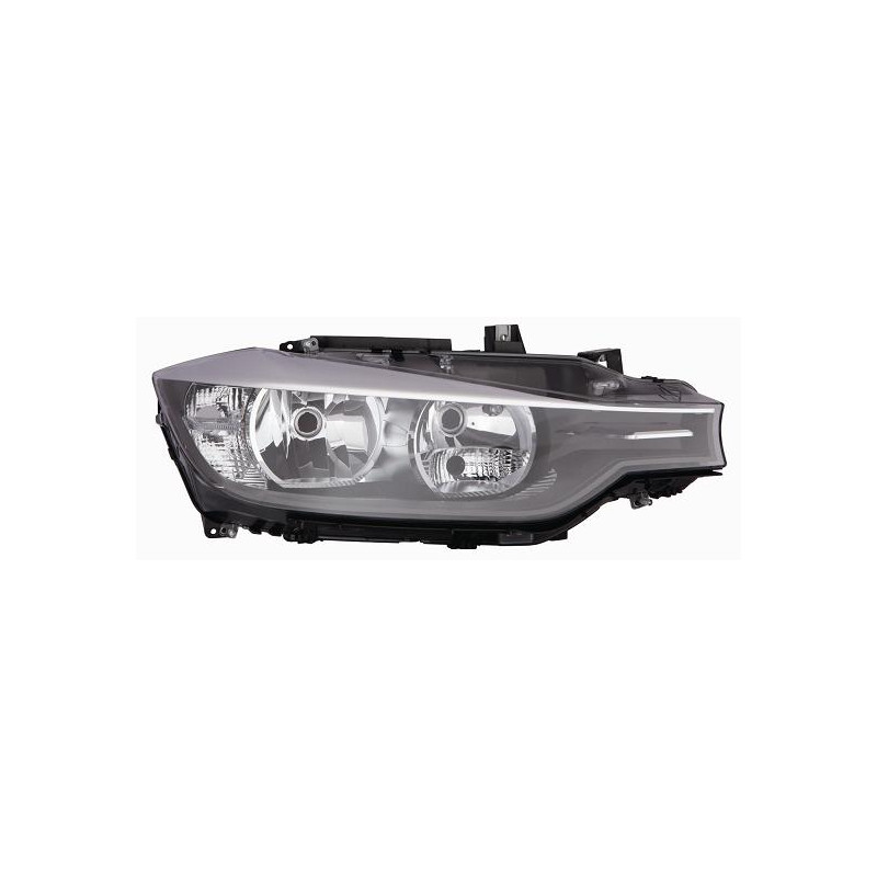 PROIETTORE DESTRO 4 PORTE H7,H7 CON PARABOLA NERA CON MOTORE BMW SERIES 3 SDNSW F30F31 20122014