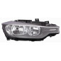 PROIETTORE DESTRO 4 PORTE H7,H7 CON PARABOLA NERA CON MOTORE BMW SERIES 3 SDNSW F30F31 20122014