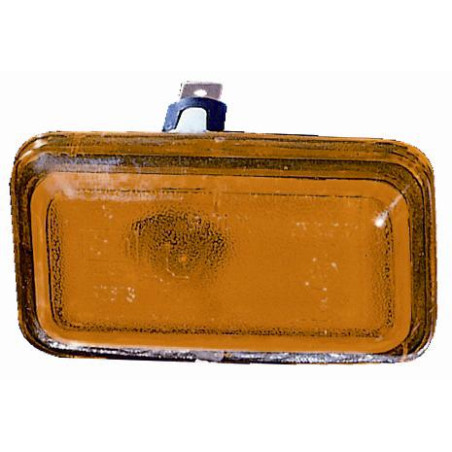 FANALE LATERALE DESTROSINISTRO ARANCIO CON PORTALAMPADA RETTANGOLARE AUDI 100 443444445446 19821990, AUDI 100 4A24A5 19901994, 