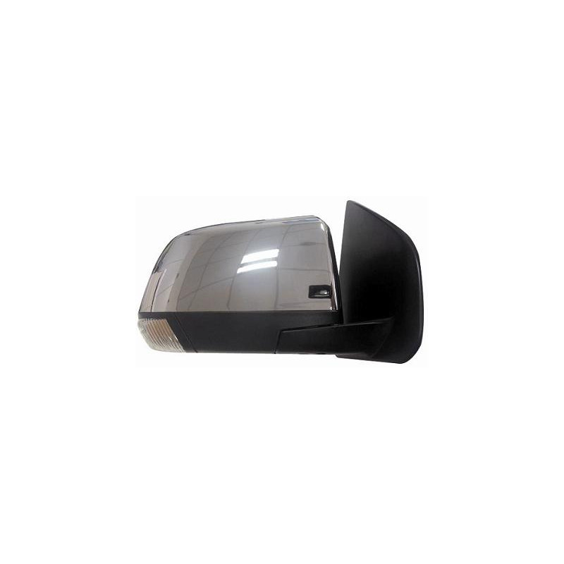RETROVISORE ELETTRICO SINISTRO CROMATO TERMICO VETRO CONVESSO RICHIUDIBILE ELETTRICAMENTE CON FANALINO INTEGRATO LED ISUZU PU D