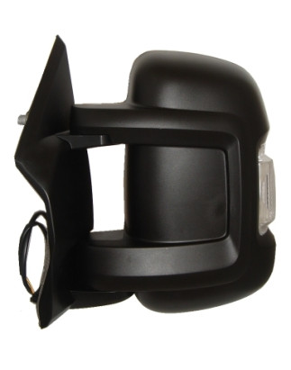 RETROVISORE ELETTRICO DESTRO BRACCIO CORTO 10 PIN 5W TERMICO VETRO CONVESSO RICHIUDIBILE ELETTRICAMENTE CON FANALINO INTEGRATO 