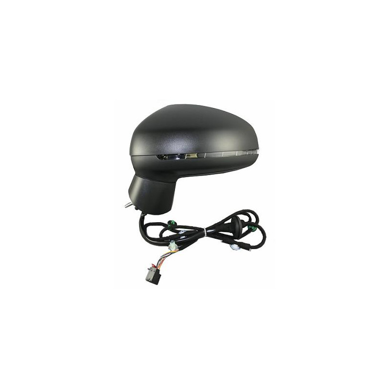RETROVISORE ELETTRICO DESTRO 6 PIN CON PRIMER TERMICO VETRO CONVESSO CON FANALINO INTEGRATO AUDI A1 8X18XK8XA8XF 20102014