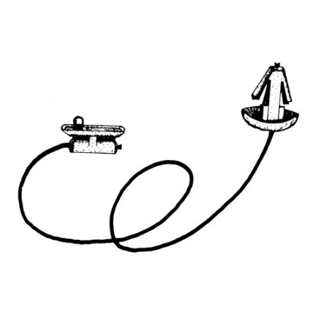 CORDINO SOLLEVAMENTO PIANALE POSTERIORE FIAT UNO 146158 19831989