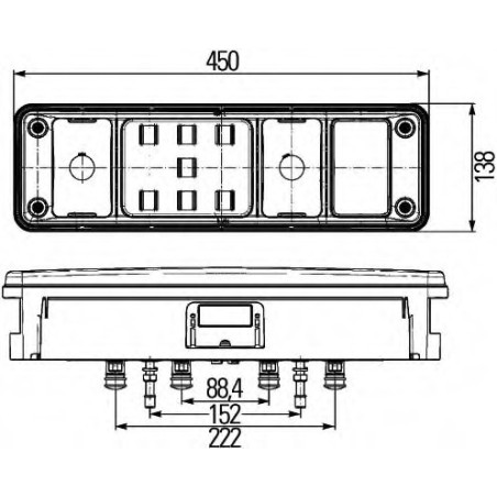 FANALE POST IBRIDO SX LED