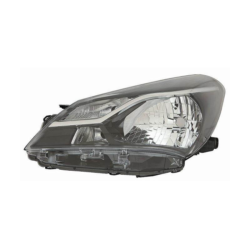 PROIETTORE DESTRO H4 CON PARABOLA CON PREDISPOSIZIONE REGOLAZIONE ELETTRICA TOYOTA YARIS III P13 20172020