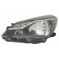 PROIETTORE DESTRO H4 CON PARABOLA CON PREDISPOSIZIONE REGOLAZIONE ELETTRICA TOYOTA YARIS III P13 20172020