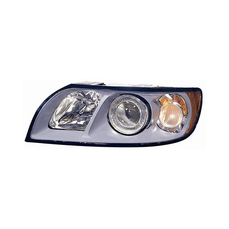 PROIETTORE SINISTRO H7,HB3 CON PARABOLA GRIGIA VOLVO S40 544 20042007, VOLVO S40 544 2007201  VOLVO V50 545 20042007, VOLVO V50
