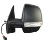RETROVISORE MECCANICO SINISTRO NERO VETRO CONVESSO CON FANALINO INTEGRATO FIAT DOBLO 263 20092015, FIAT DOBLO 263 2015202  OPEL