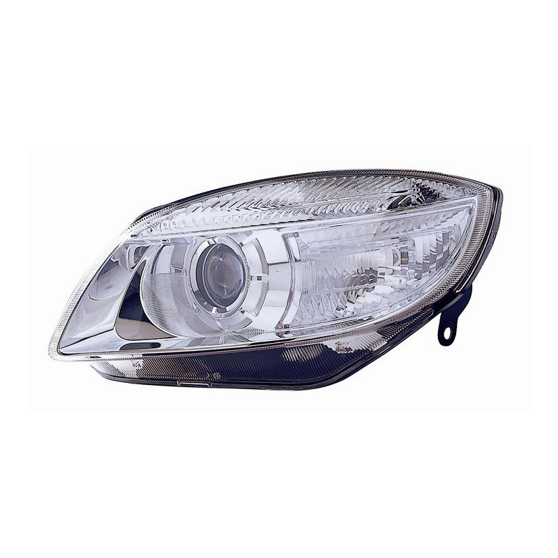 PROIETTORE SINISTRO H7 CON LENTICOLARE CON PREDISPOSIZIONE REGOLAZIONE ELETTRICA SKODA FABIA 542545 20072010, SKODA ROOMSTER-PR