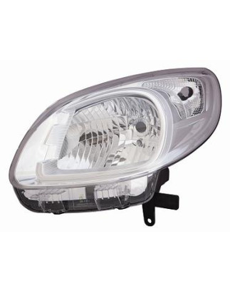PROIETTORE DESTRO H4 CON PARABOLA CROMATA CON PREDISPOSIZIONE REGOLAZIONE ELETTRICA NISSAN NV 250 X61 2019, RENAULT KANGOO KW0K