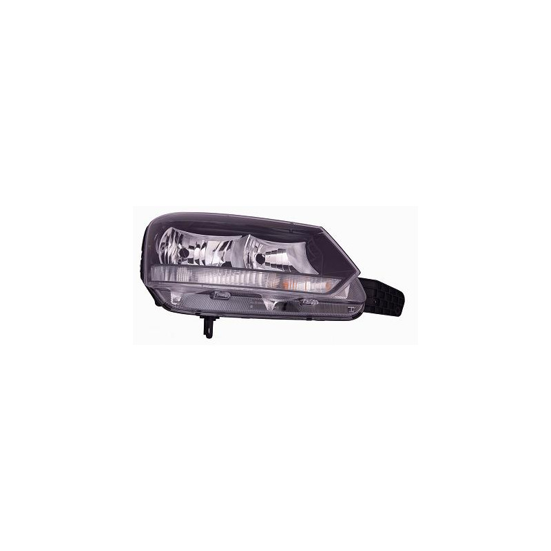 PROIETTORE SINISTRO H7,H7 CON PARABOLA NERA SKODA YETI 5L 2013
