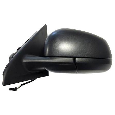 RETROVISORE ELETTRICO DESTRO NERO 7 PIN CON PRIMER TERMICO VETRO CONVESSO CON SONDA RENAULT TWINGO BCMBCA 20142019, RENAULT TWI